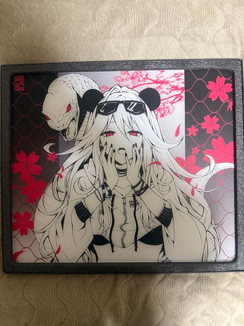 Uncle Panda 巴　ガラスマウスパッド　初回生産限定版