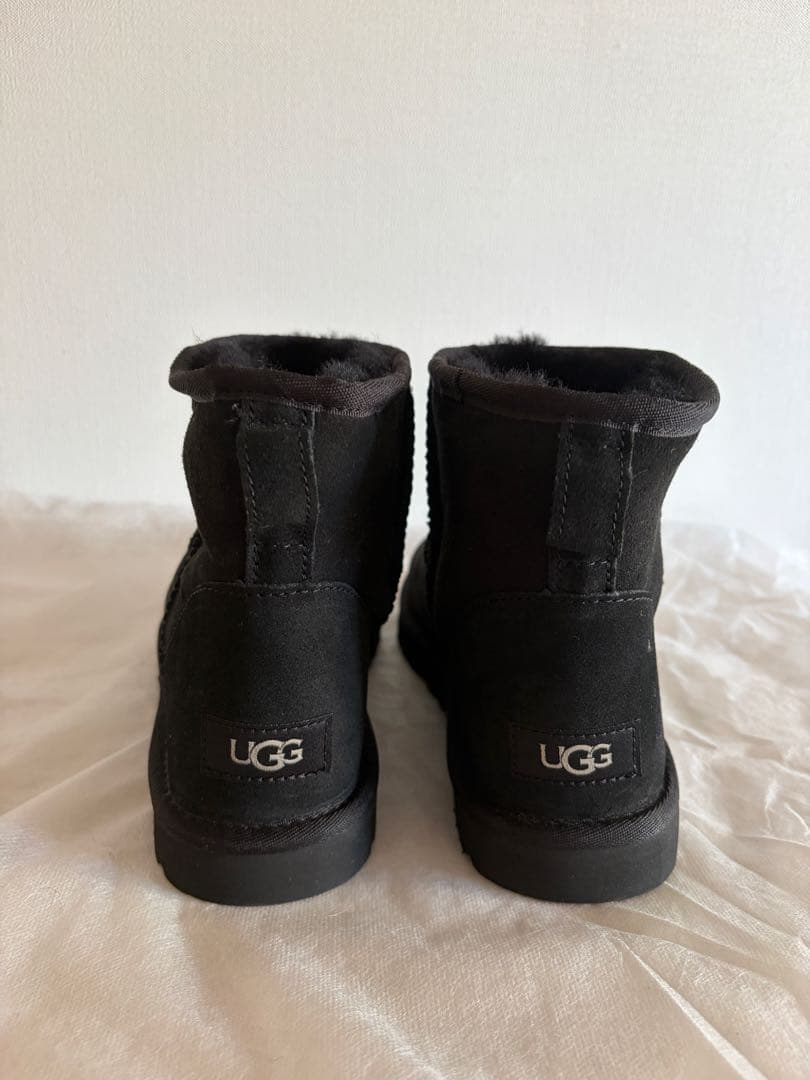 UGG ブラック ムートン　ショートブーツ　25.0cm 【超美品】