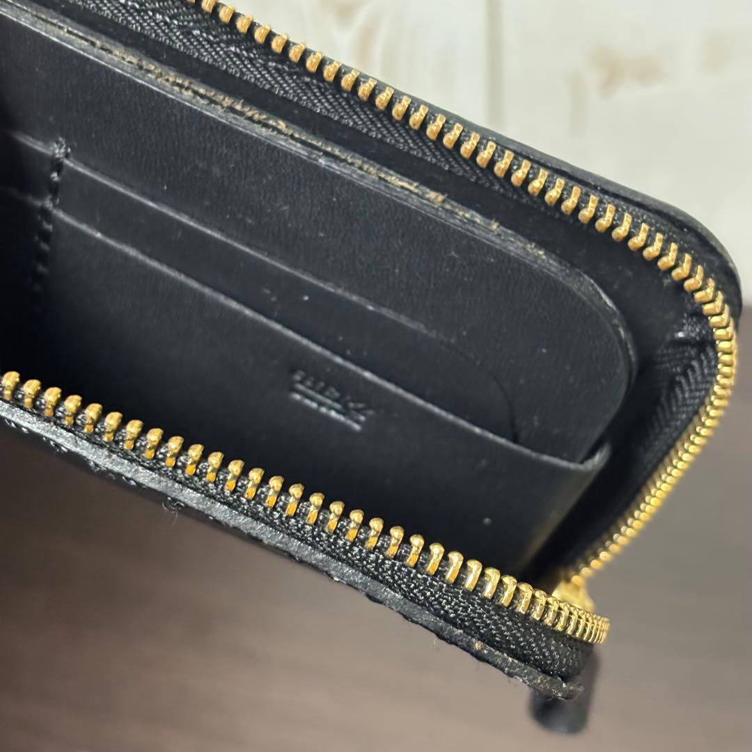 HERZ L字 ファスナー 長財布 新品未使用 ブラック 本革