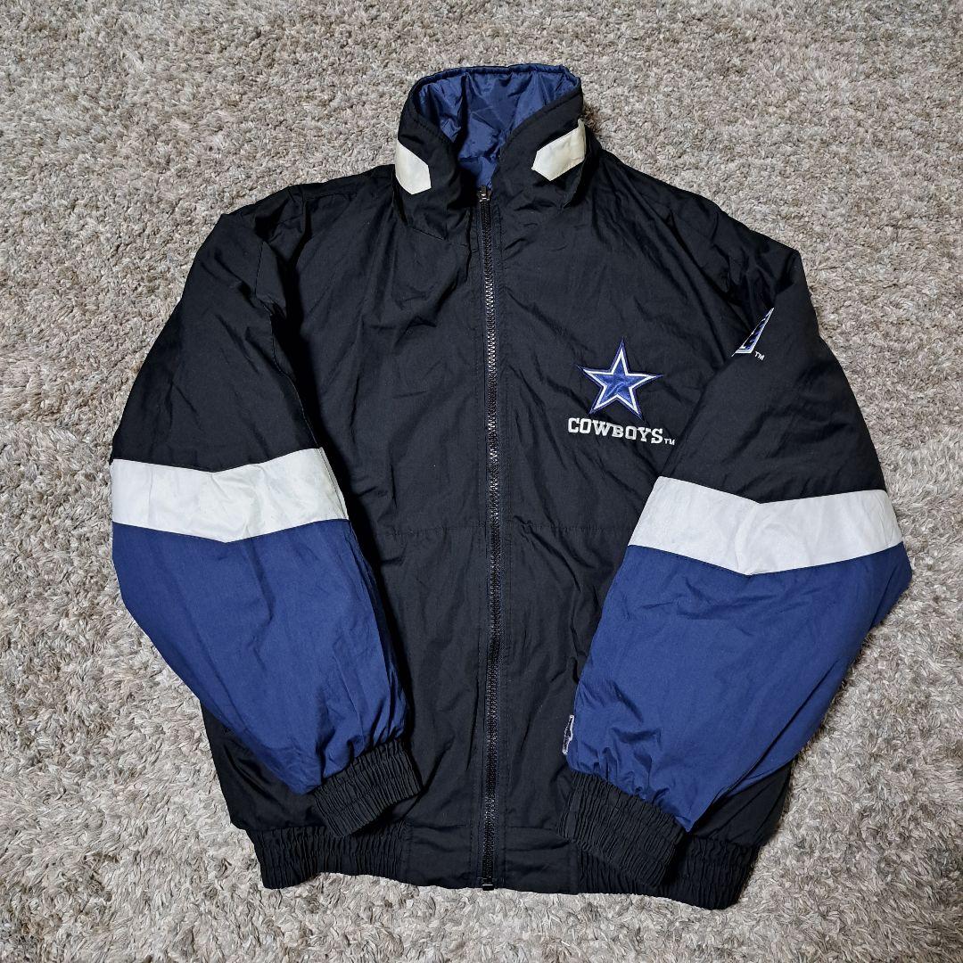 NFLプロプレイヤー　ダラスカウボーイズ　リバーシブル　中綿　ナイロンジャケット