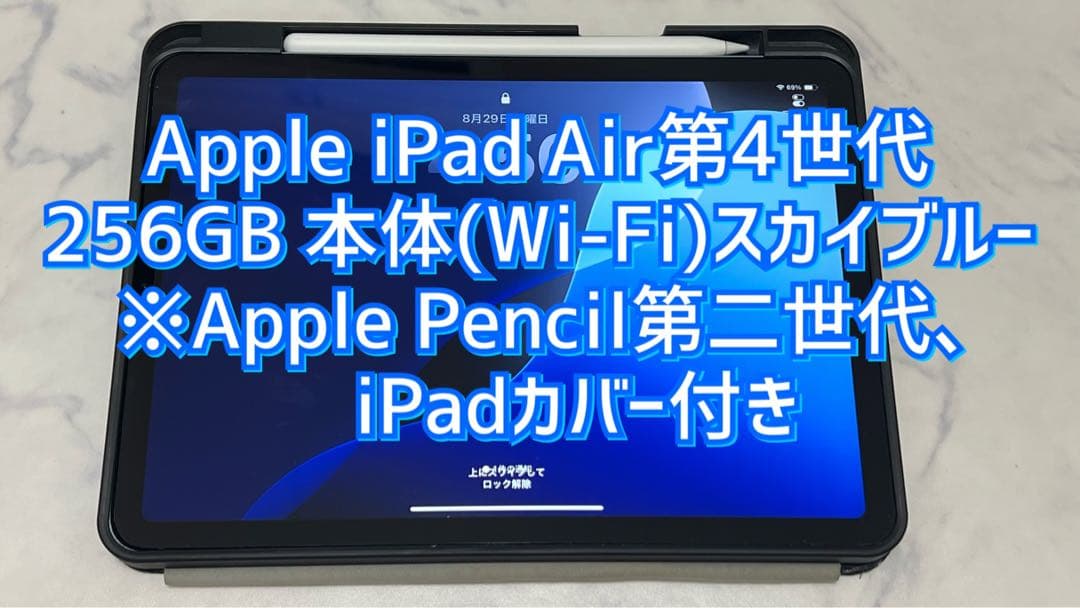 Apple iPad Air第4世代 256GB 本体(Wi-Fi)スカイブルー