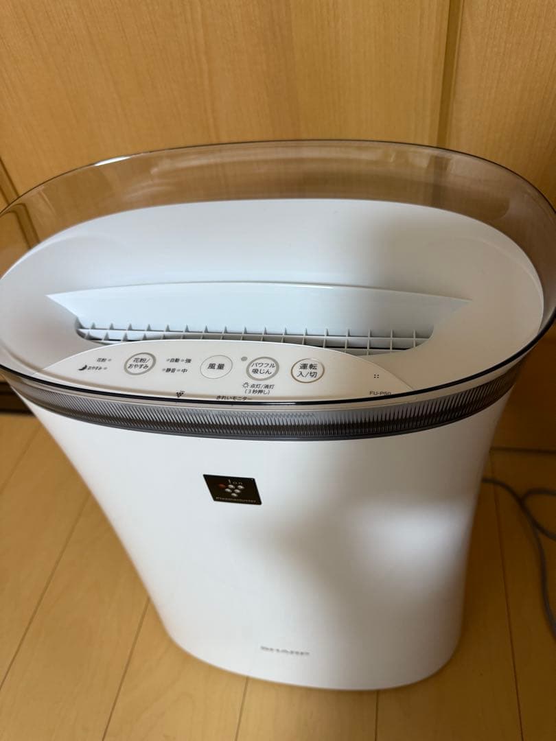 SHARP 空気清浄機 スリム　プラズマクラスター7000 FU-P50-W