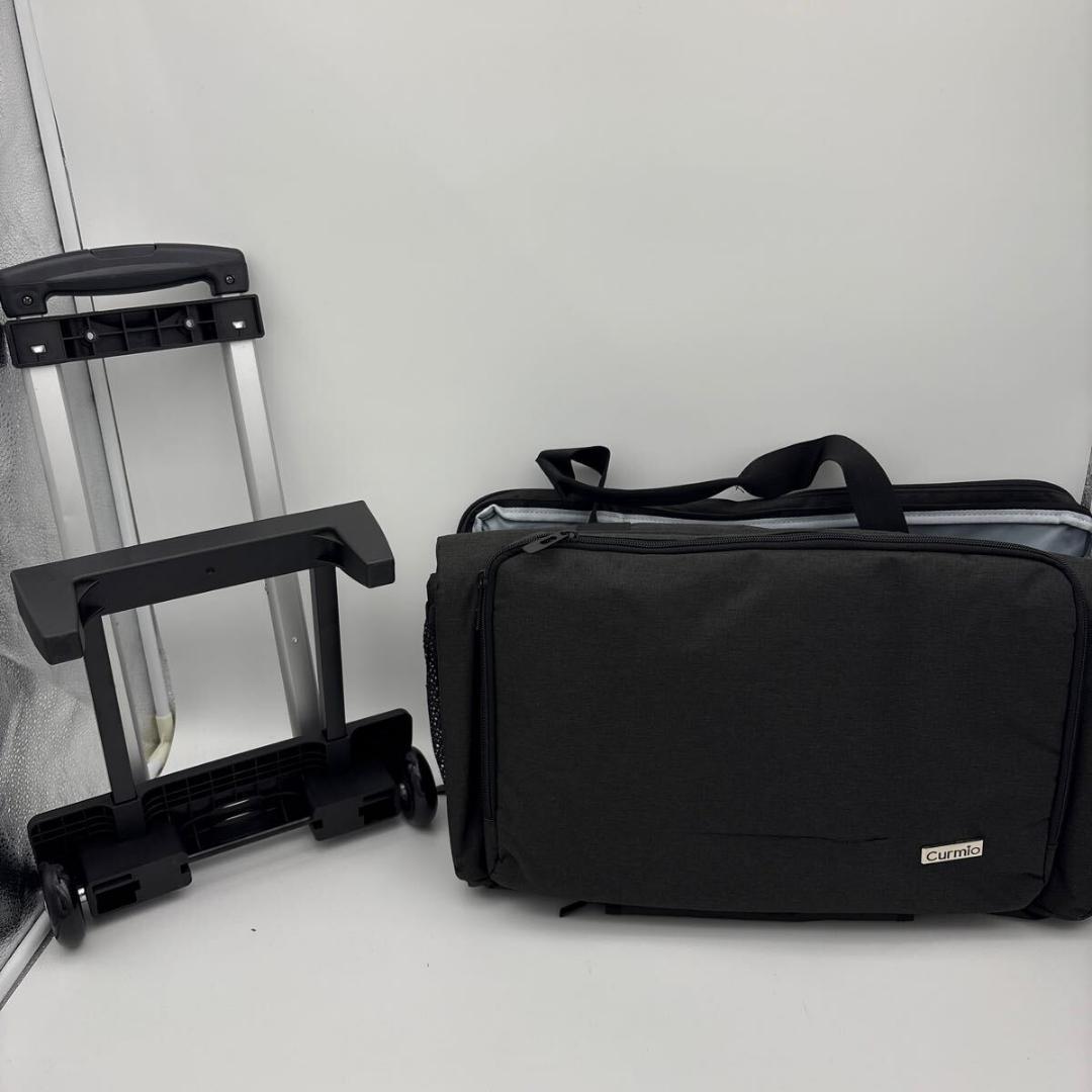 CURMIO (クルミオ) ローリングPCキャリーケース、2層デスクトップタワー