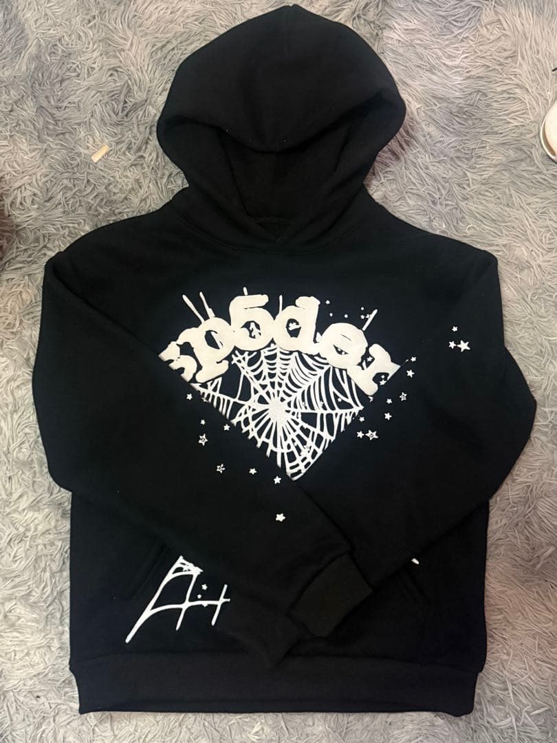 スパイダーウェブデザイン パーカー Sサイズ