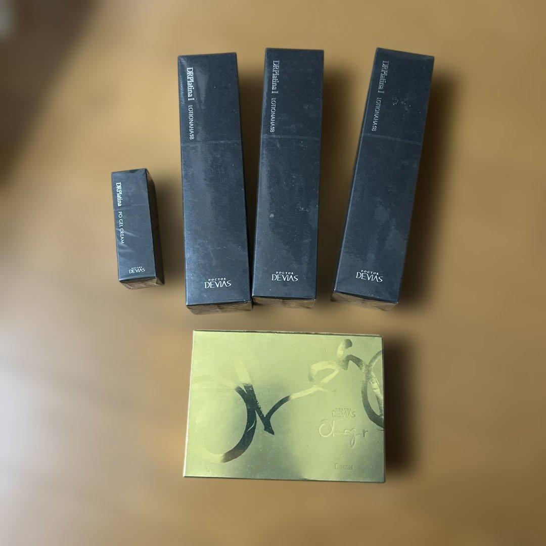 DRデヴィアスプラチナローション　POゲルクリーム　エッセンスまとめ