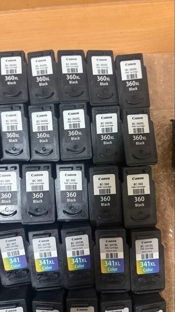 Canon 純正使用済みインクカートリッジ70個-3