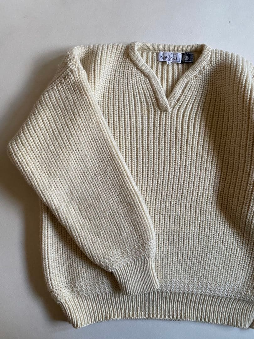トップス 90s- paul stuart v neck sweater
