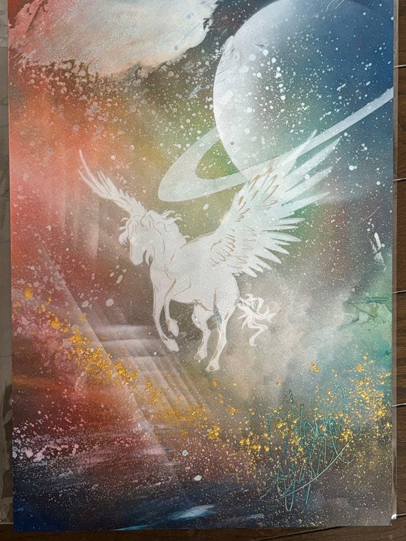 スプレーアートエデンさん　B4 サイズ　原画