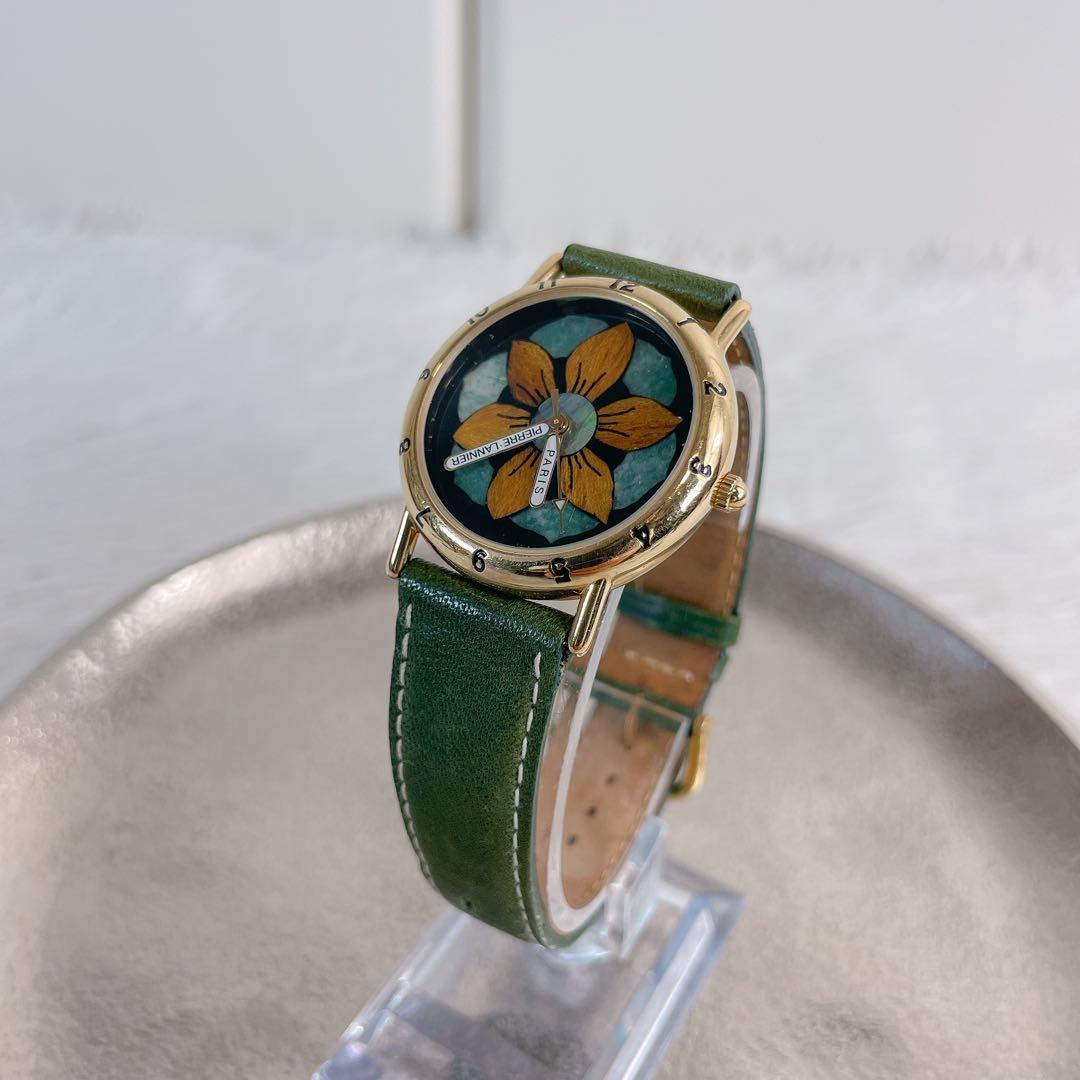 ●可動品●ピエールラニエ　腕時計　お花　999個限定