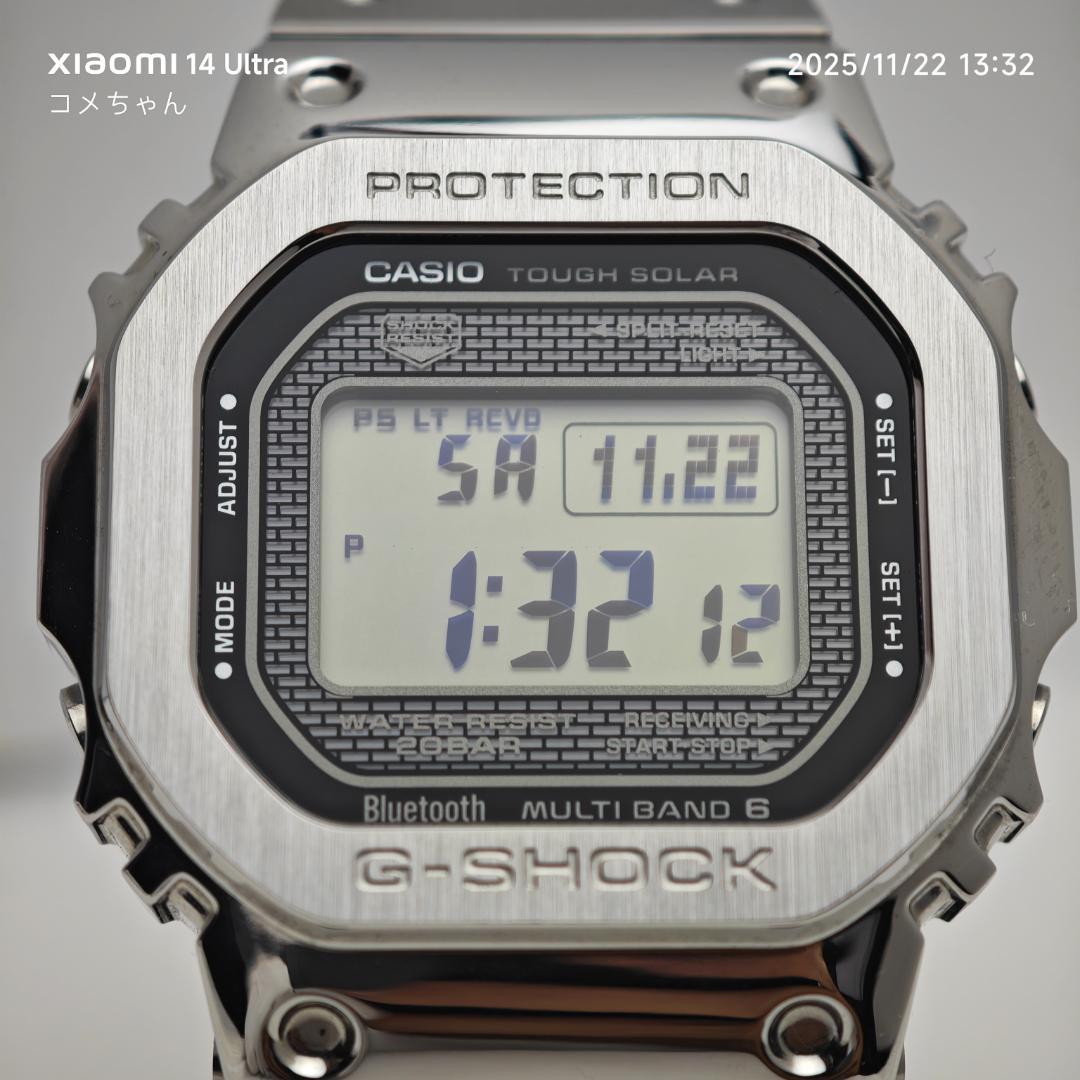 【美品】カシオ G-SHOCK　GMW-B5000D-1JF　保証あり