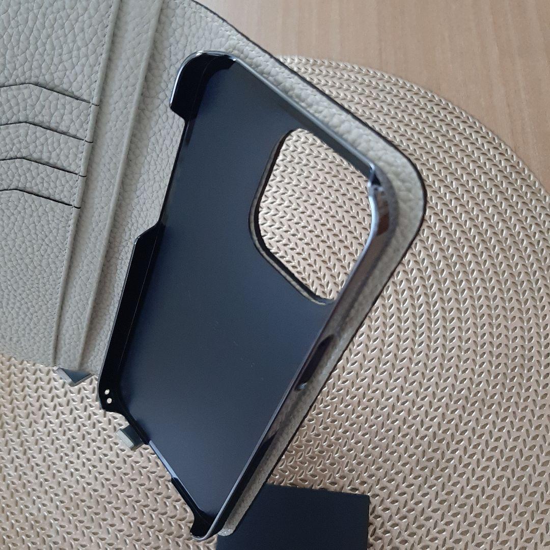 【ボナベンチュラ】ダイアリーケースiPhone 14 Pro Max,アイボリー