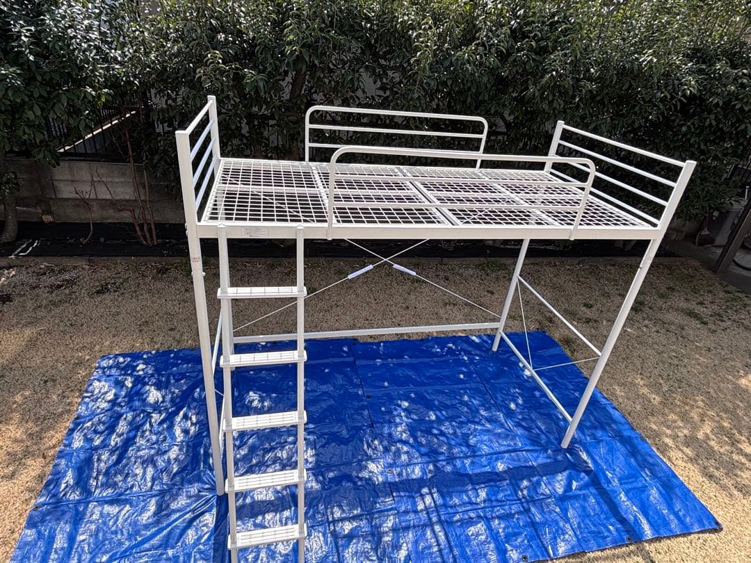 ★極美品 ニトリ ロフトベッド メッシュ床板 シングルサイズ