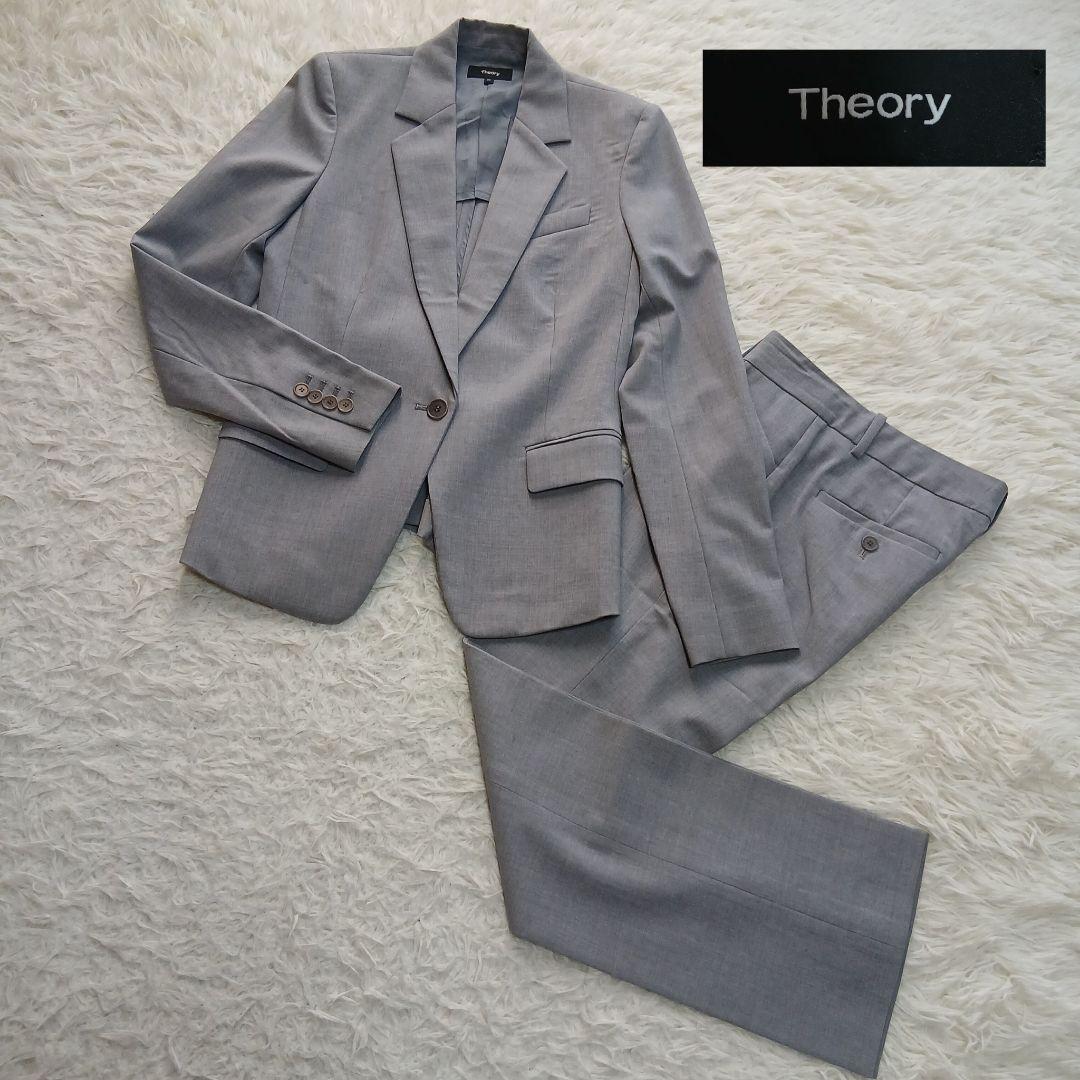 【Theory】GABE.N TAILORセットアップ　パンツスーツ　グレー