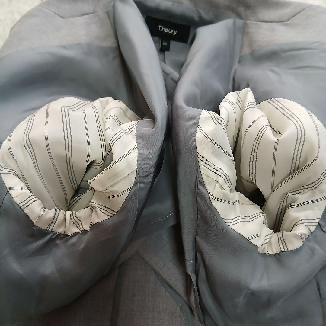 【Theory】GABE.N TAILORセットアップ　パンツスーツ　グレー
