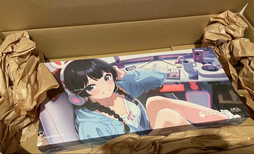 ふもコレ　にじさんじ　月ノ美兎　80%キーボード　ジャスミン軸　VARMILO