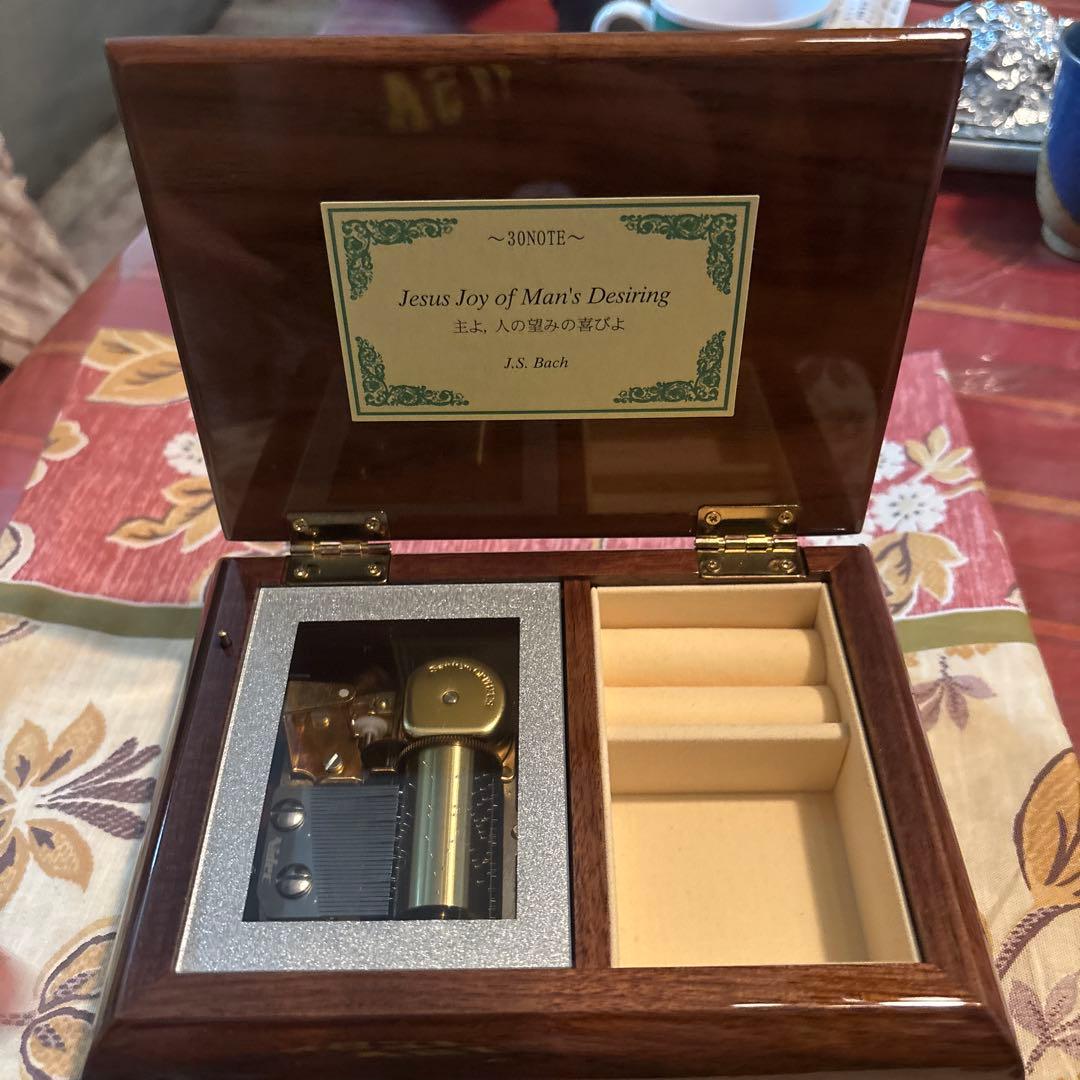 I*i様 WOODNYオルゴール　アクセサリーケース 曲目 主よ人の望みの喜びよ