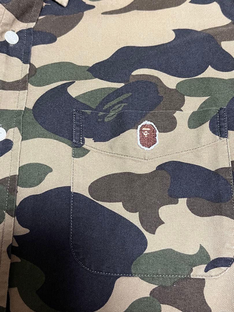 90s A BATHING APE 1stカモ 長袖シャツ