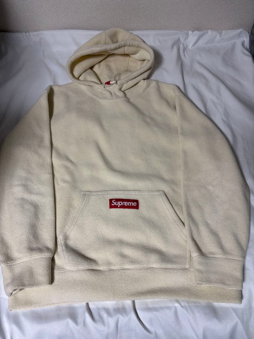 トップス L Supreme Polartec Hooded Sweatshirt BOX