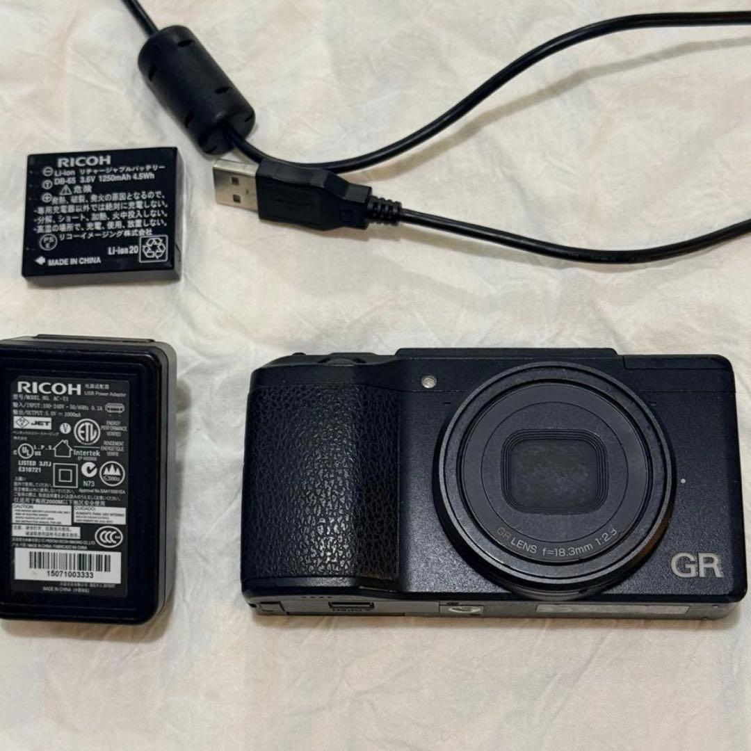 RICOH デジタルカメラ GRII APS-CサイズCMOSセンサー 本体