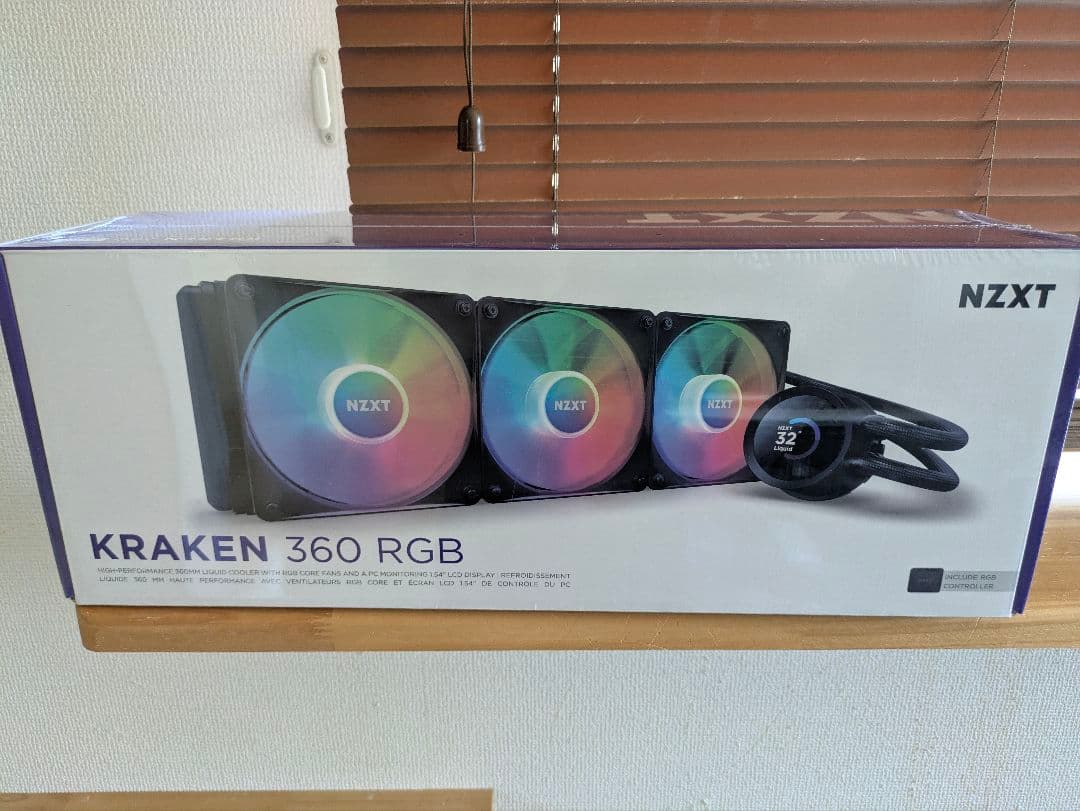 N*a様 NZXT KRAKEN 360 RGB 冷却クーラー【新品未使用】