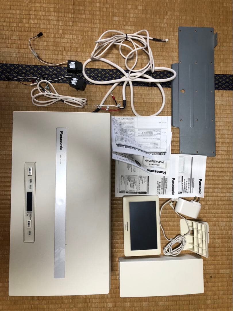 太陽光発電パワーコンディショナー　 電力検出ユニット　 モニター