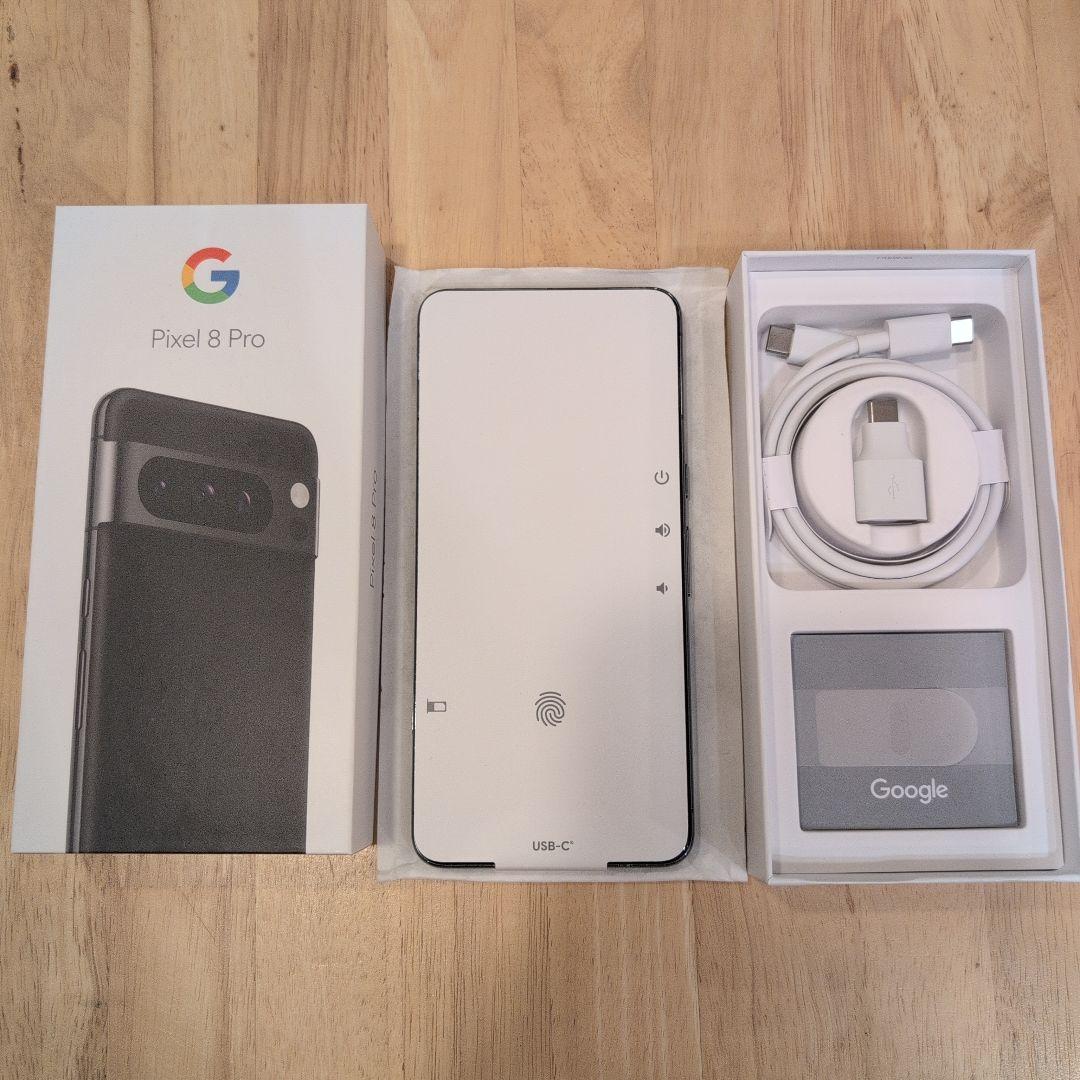 Google Pixel 8 Pro 512GB Obsidian　新品同様
