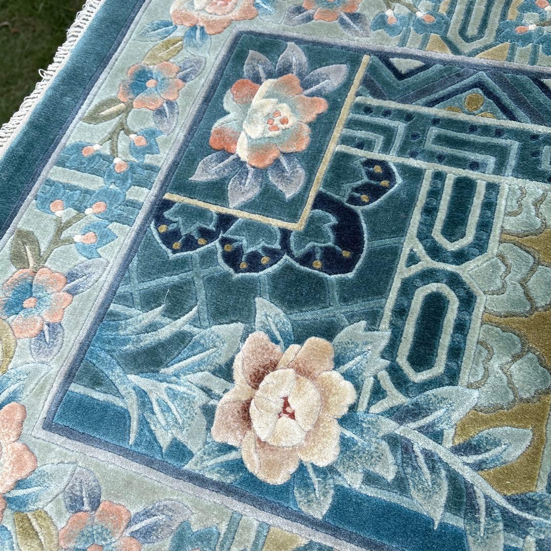 段通　玄関マット カーペット