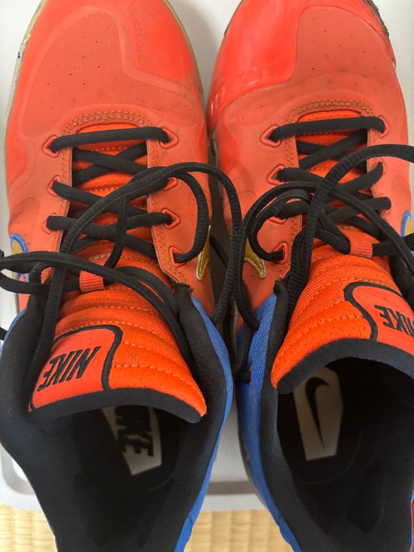 Nike スパイクシューズ オレンジ/ブルー