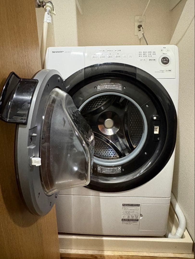 SHARP ドラム式洗濯機 7kg ES-S7F【年式2022年製】【３月購入】