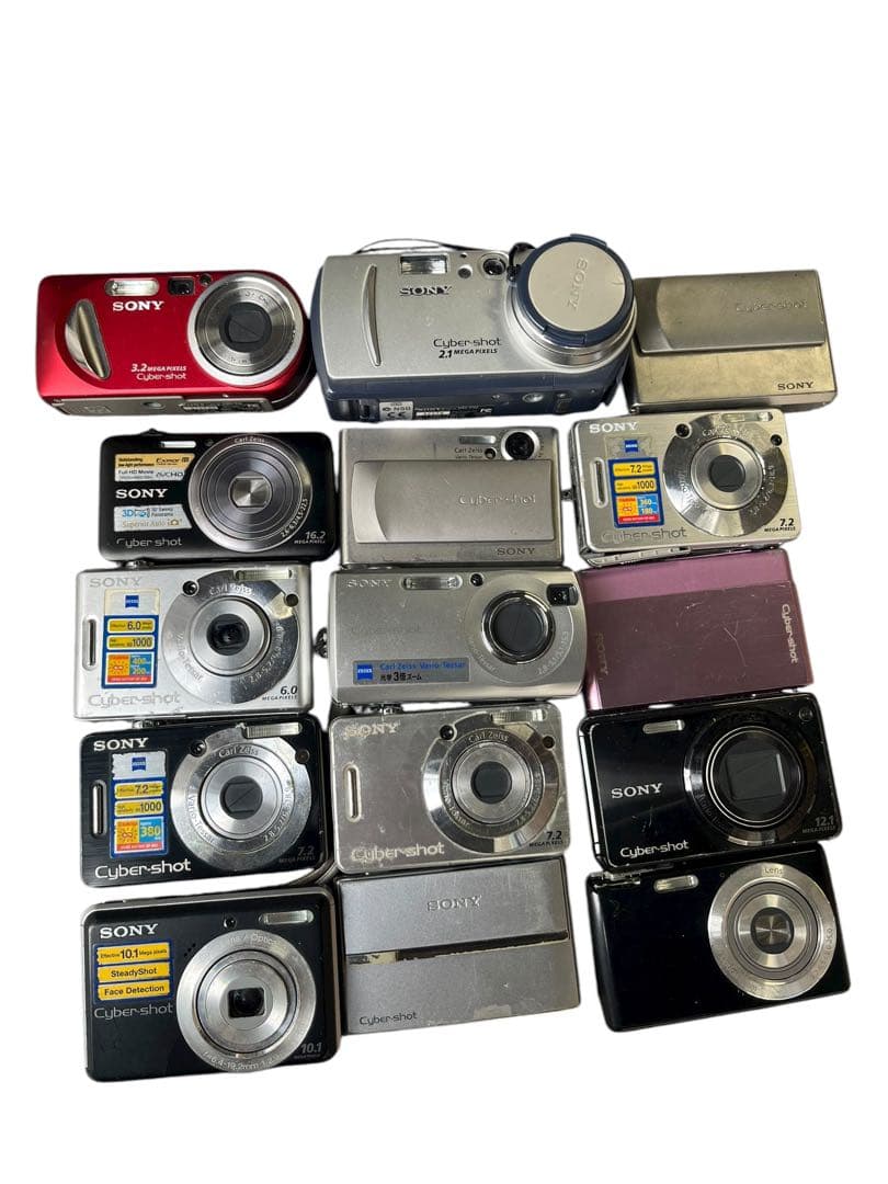 Sony Cyber-shot コンパクトデジタルカメラ 15台セット