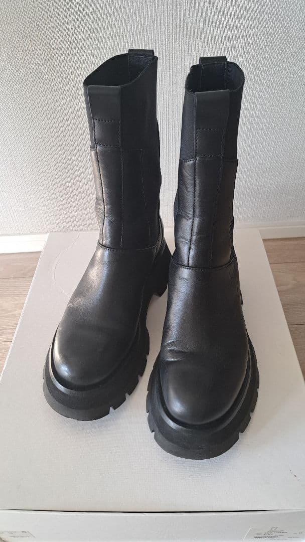 フィリップリム　ブラック サイドゴアブーツ 厚底　ブーツ　サイズ37