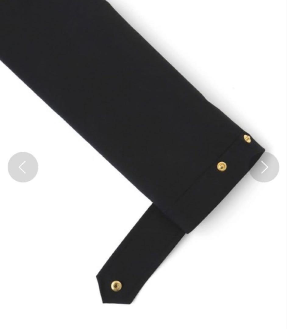 アナイANAYI ブライトツイルライナー付モッズコート　紺ネイビー