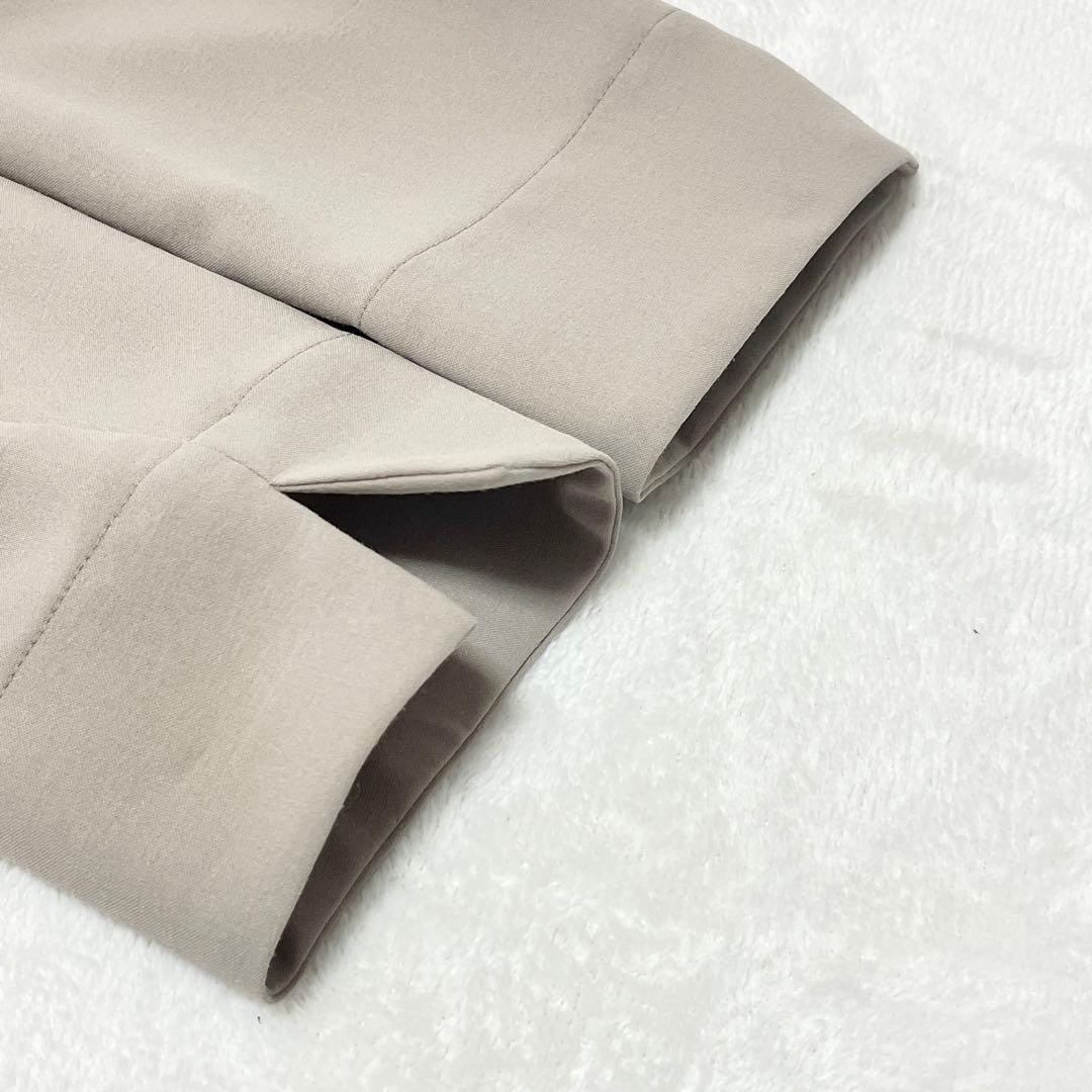 LES MUES ウォッシャブル パンツスーツ セットアップ ダブル グレージュ