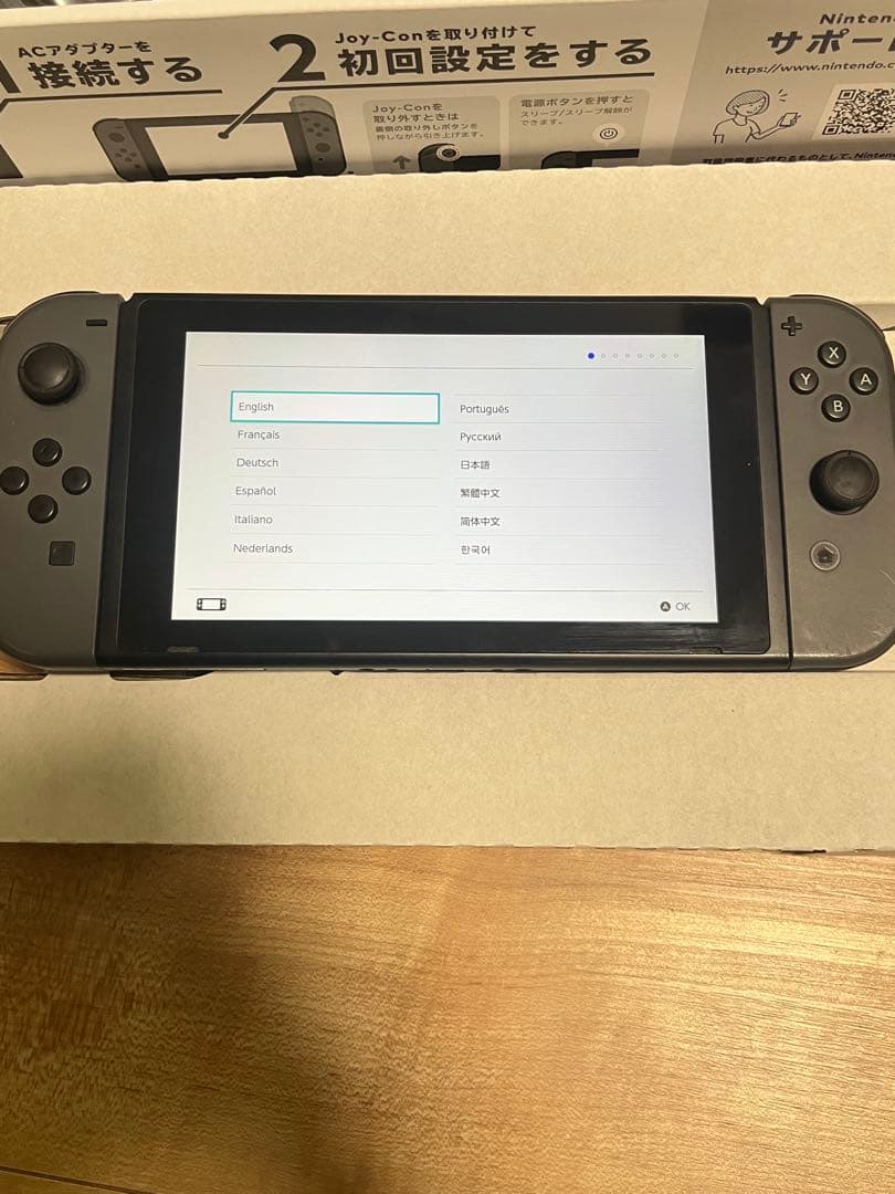 Nintendo Switch 本体 グレー おまけケース付き