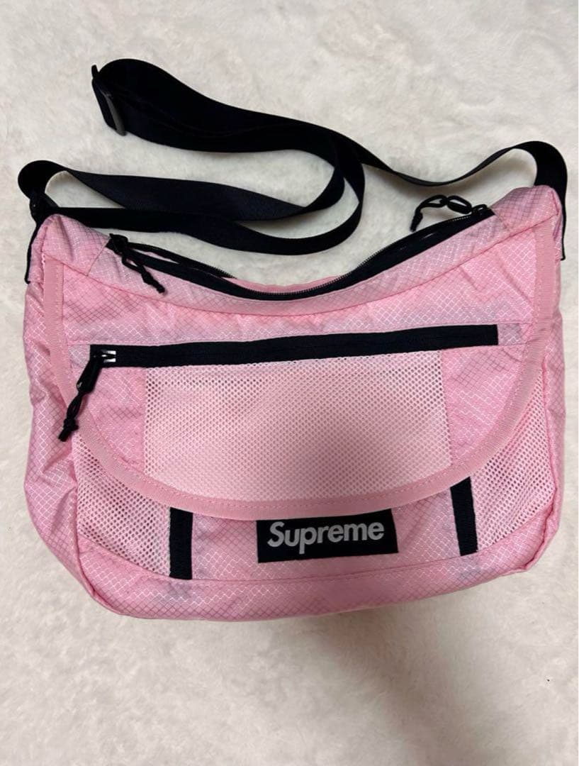 Supreme メッセンジャーバッグ ピンク