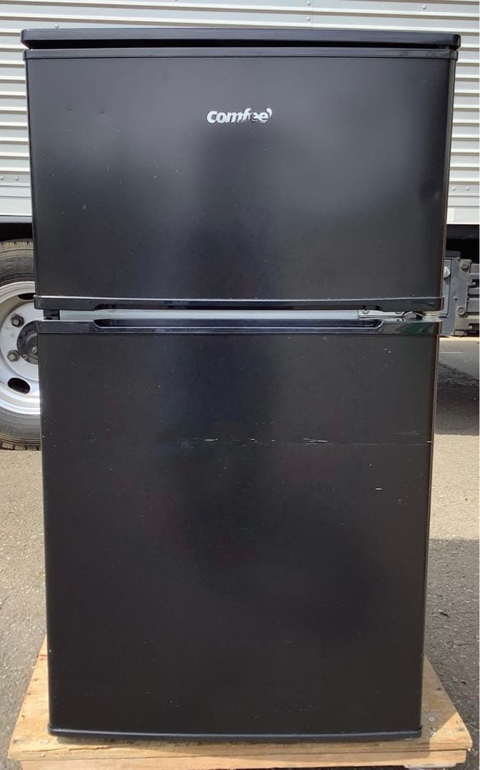 Confee 2ドア冷蔵庫 90L RCT90BL(E) 2023年製 日本美的