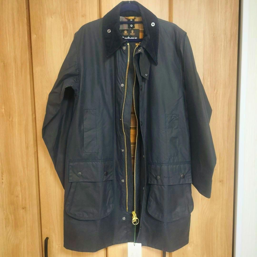 【新品未使用】 Barbour Border ボーダー ネイビー 36 タグ付き