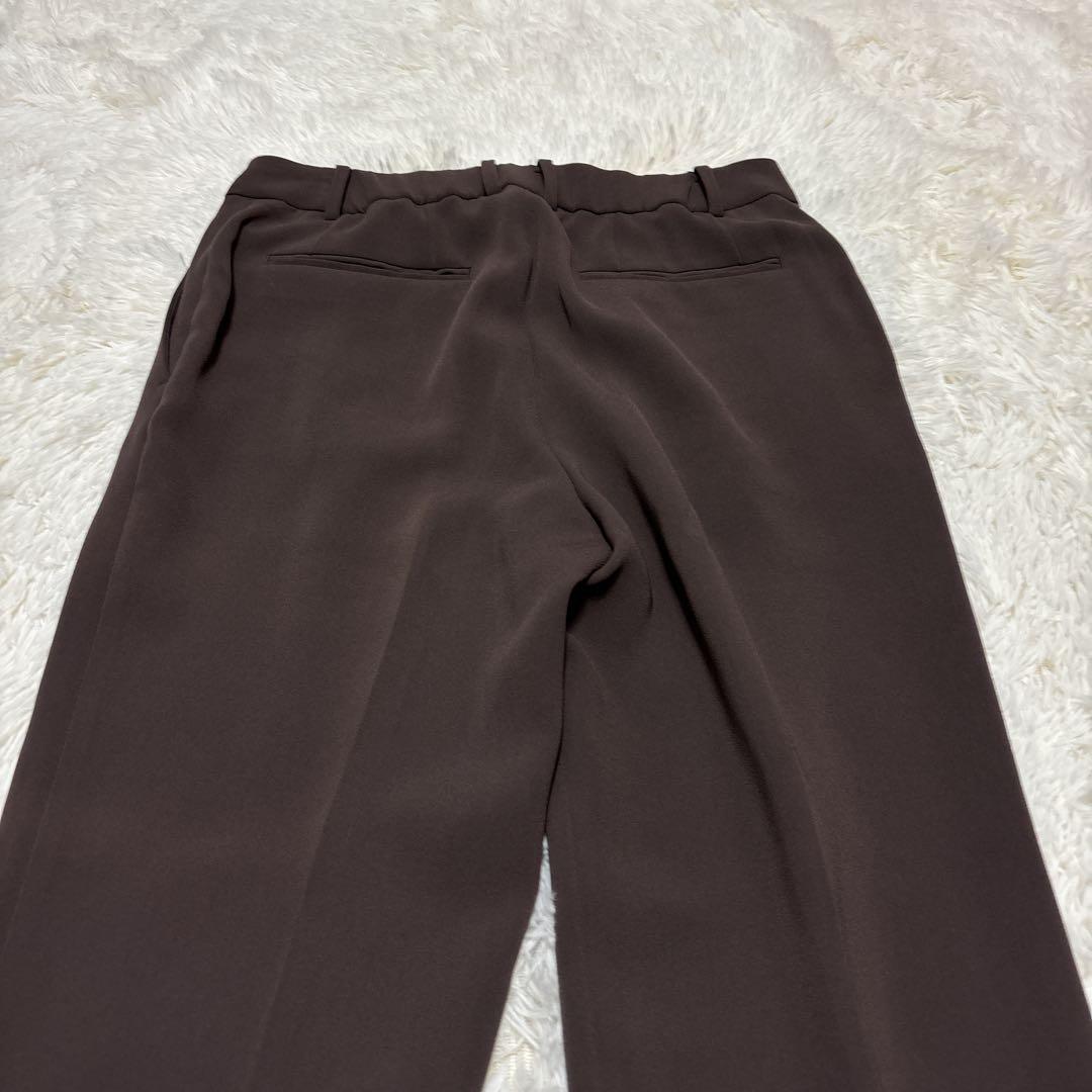 【極美品】プラステ　セットアップ　ノーカラー　トリアセブレンド　ブラウン　L