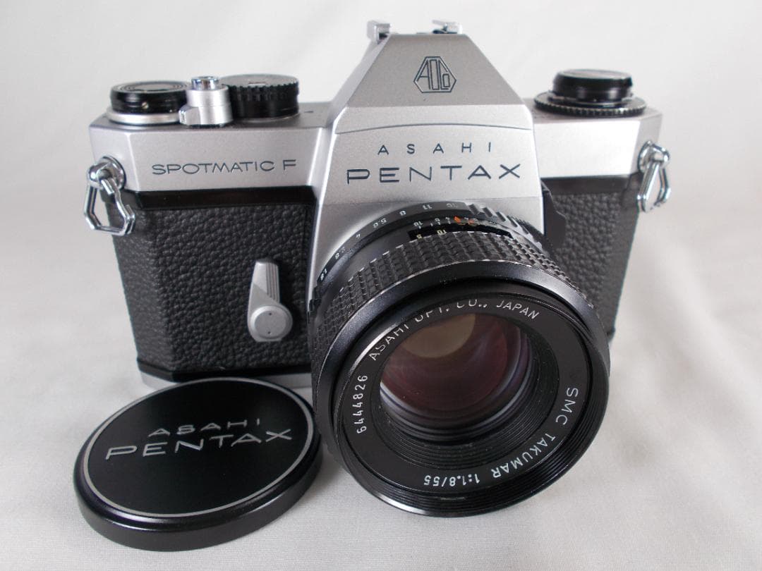 フィルムカメラ 整備済 完動品　Pentax SPF + f/1.8　P235