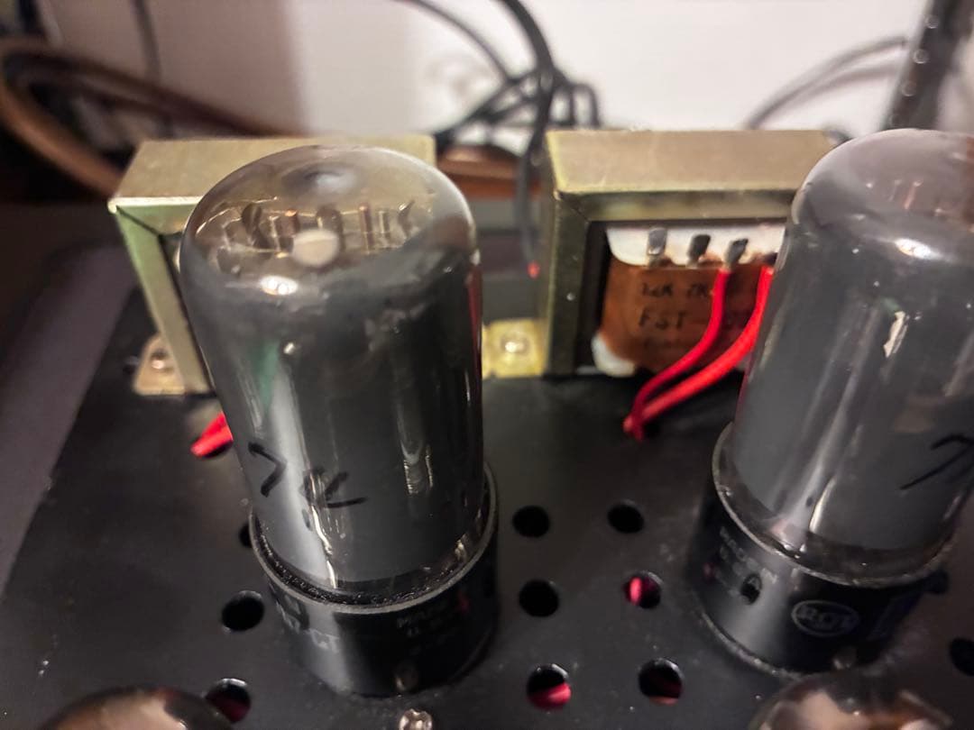 RCA117N シングルアンプ 自作 真空管アンプ