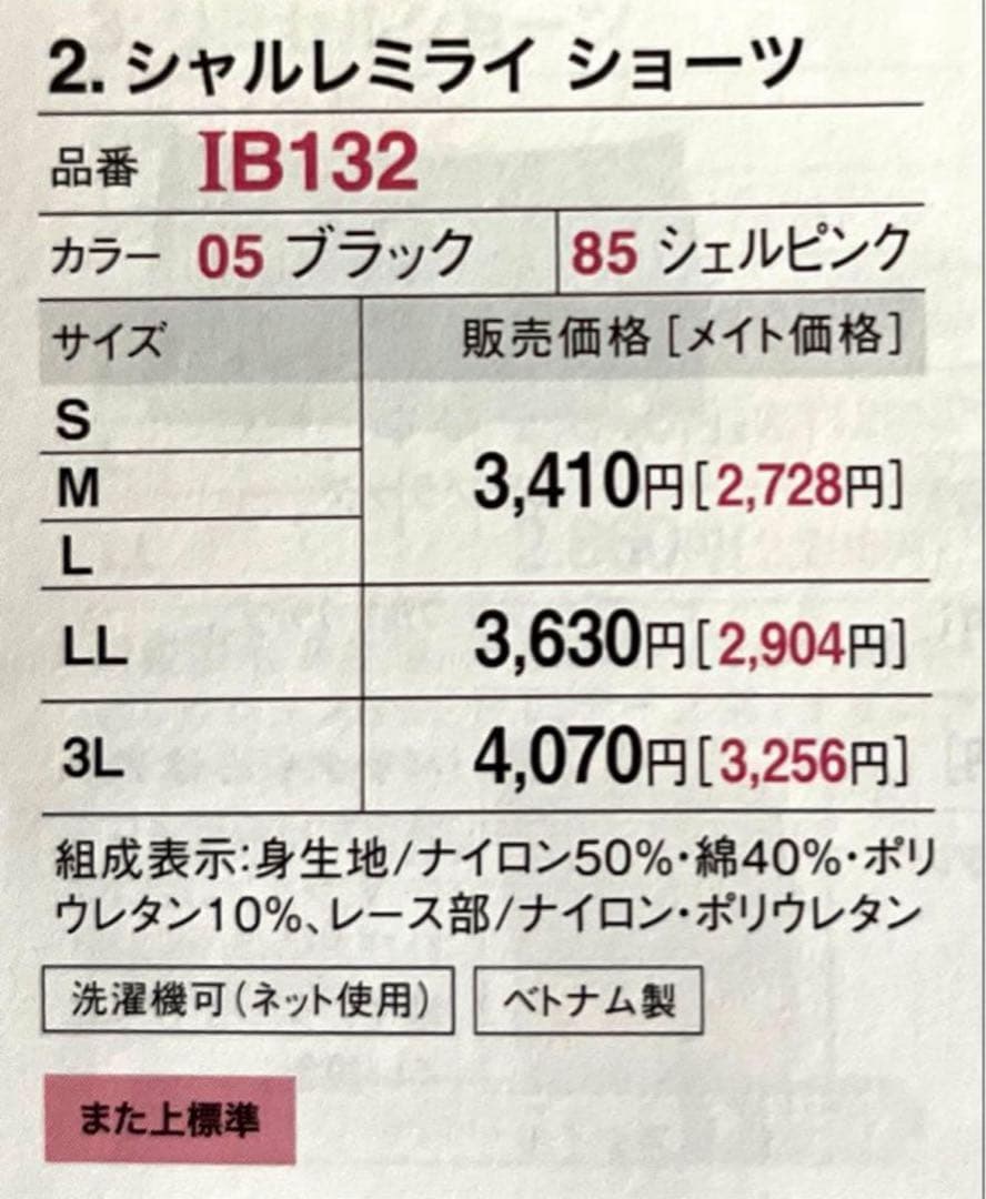 りこぴん　シャルレ　ミライ　ブラ　C75 ＆　ショーツ　M