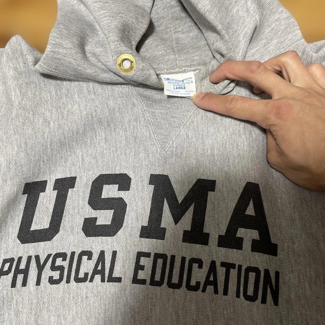 ぬ*う様 Champion リバースウィーブ USMA Vガゼット パーカー