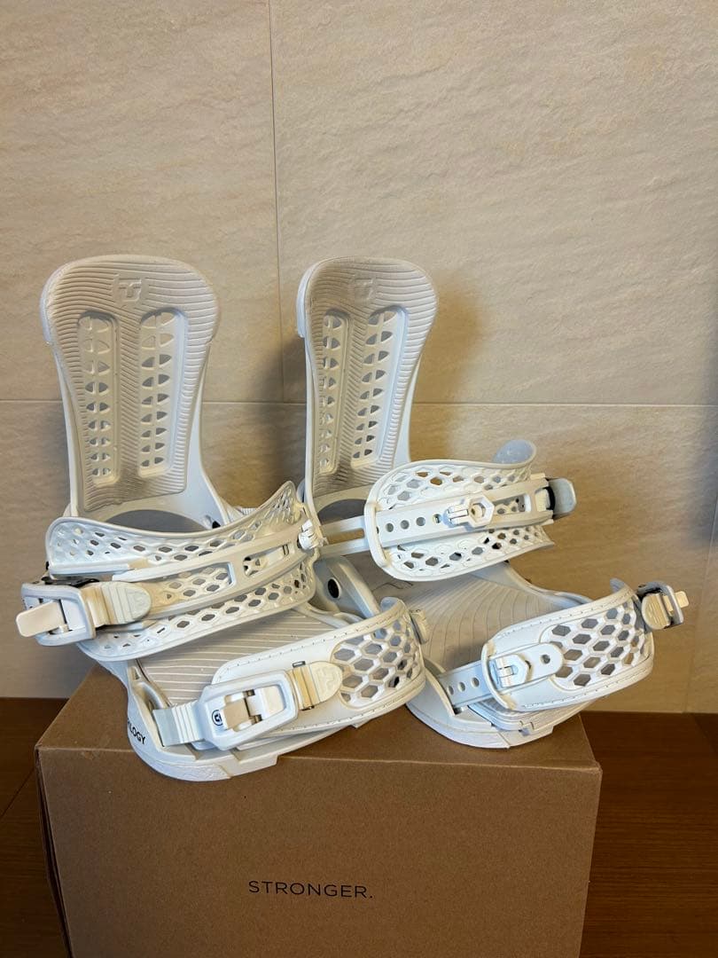 UNION TRILOGY スノーボードビンディング M ホワイト