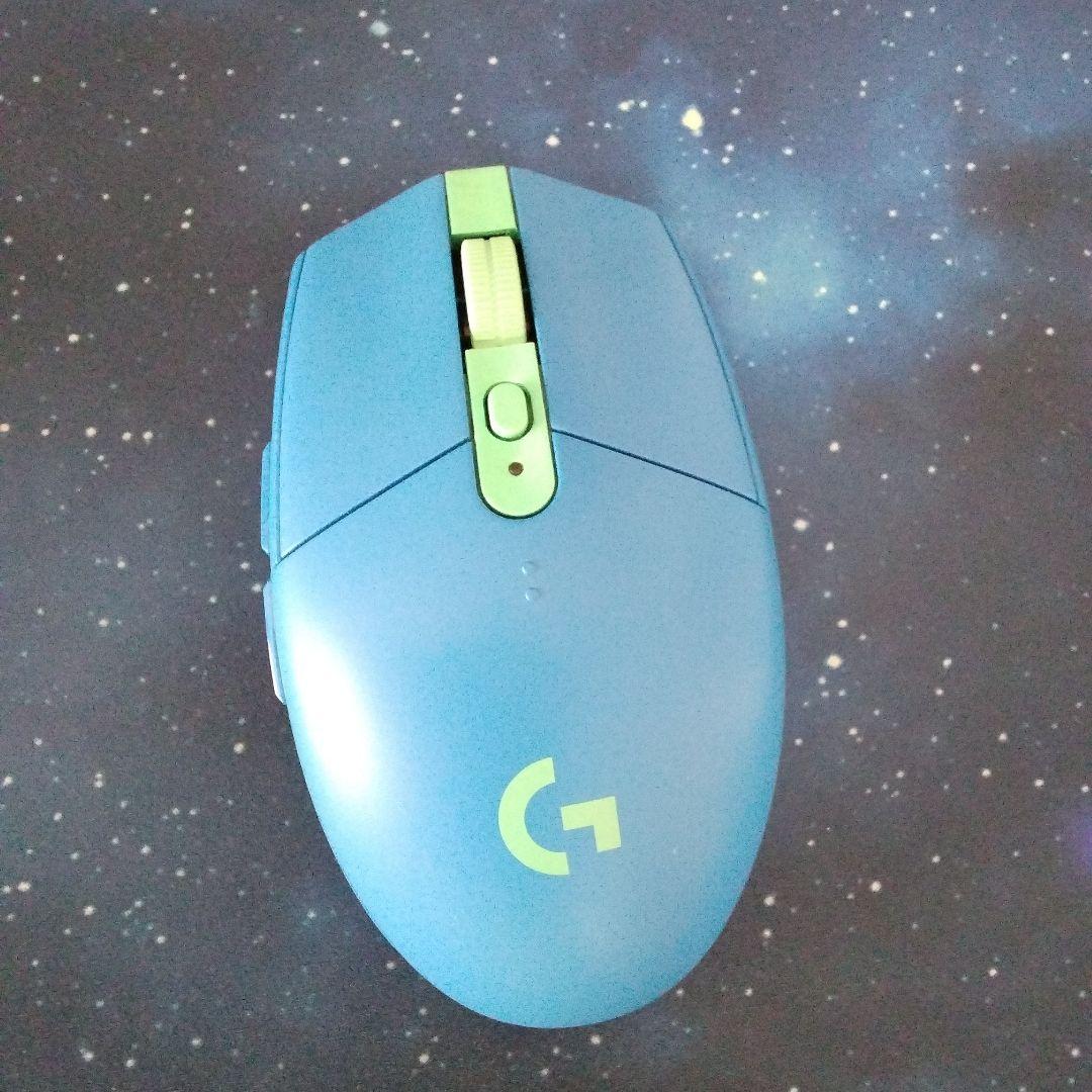 Logitech ワイヤレスマウス 青と緑