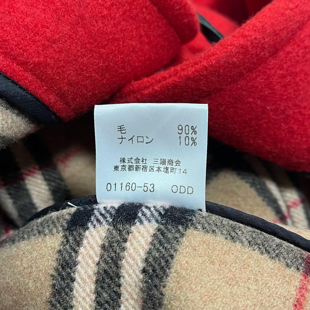 BURBERRY BLUE LABEL ダッフルコート　レッド　ロングコート