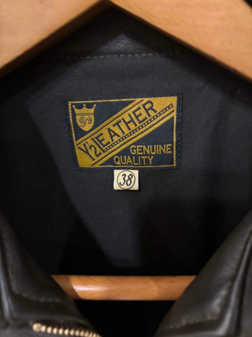 試着のみ y2leather ステアオイルシングルライダース【SR-65】