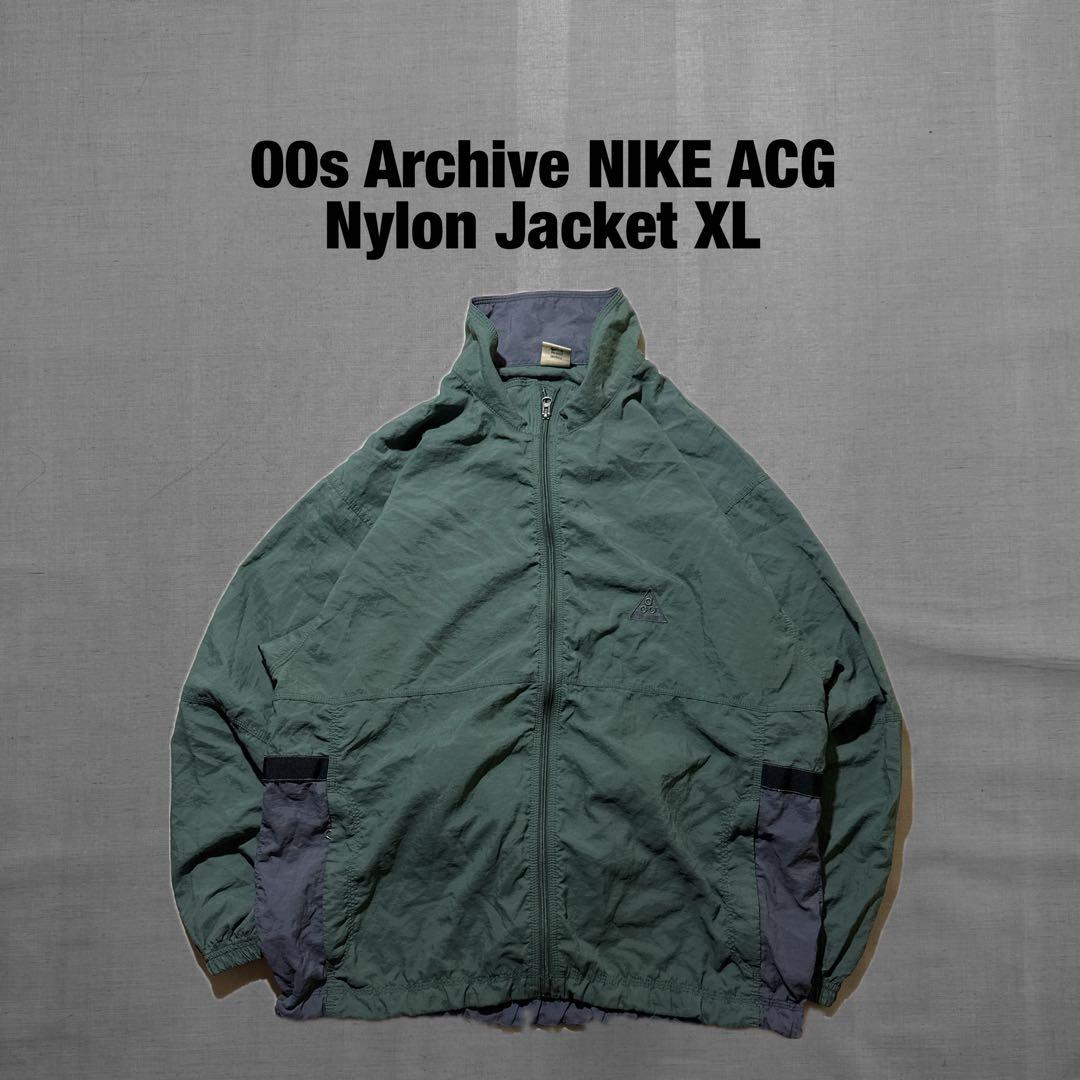 00s NIKE ACG ジップアップ ナイロンジャケット テック Y2K XL
