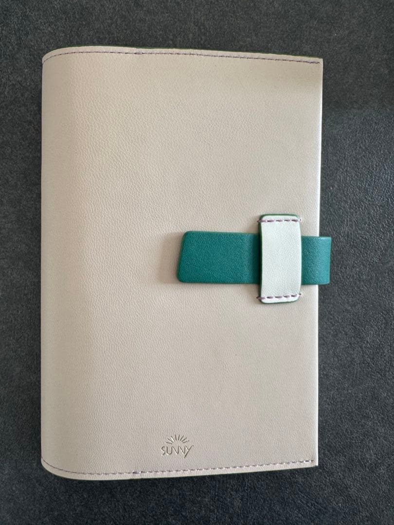 SUNNY スケジュール帳 ベージュとグリーン
