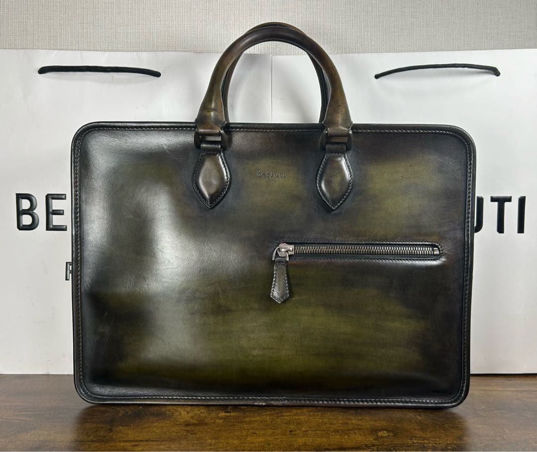 希少　68万円　オルガ期　 Berluti アンジュール ブリーフケース
