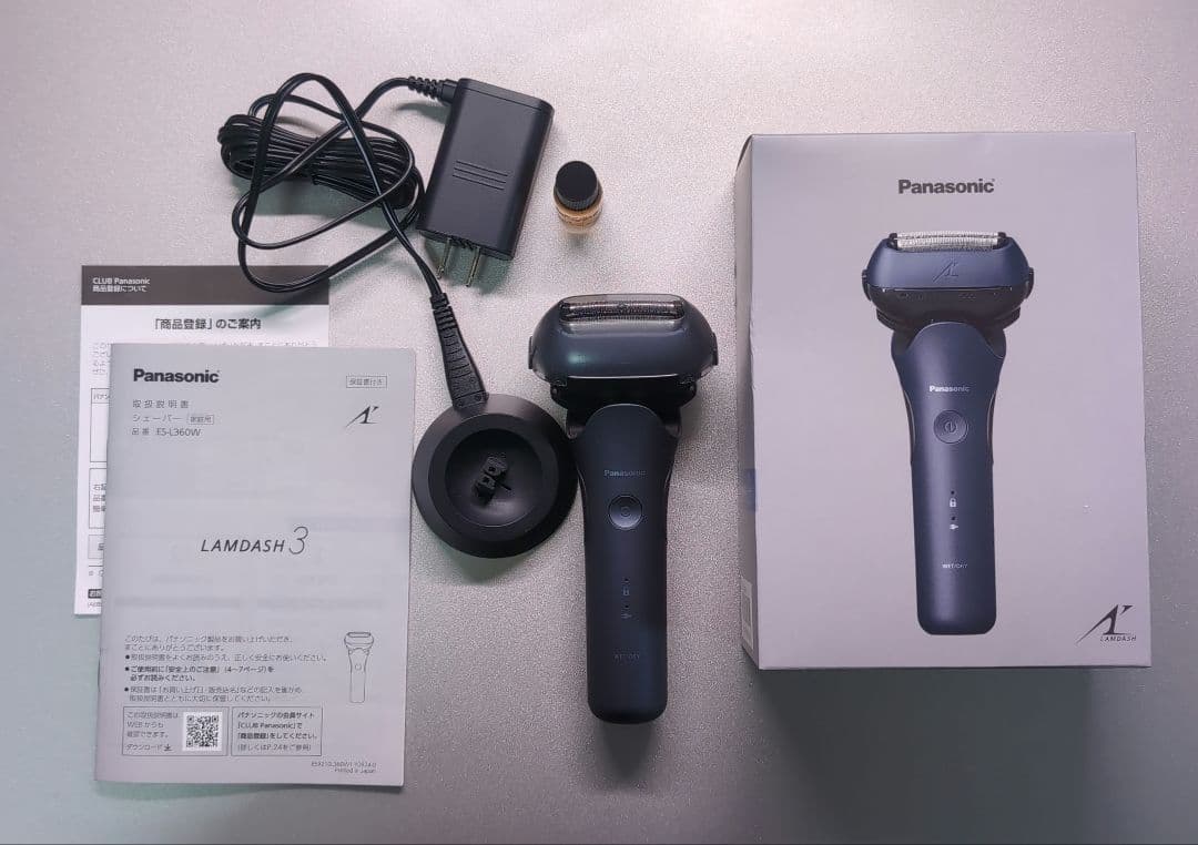 パナソニック 電動シェーバー LAMDASH ES-L360W-A